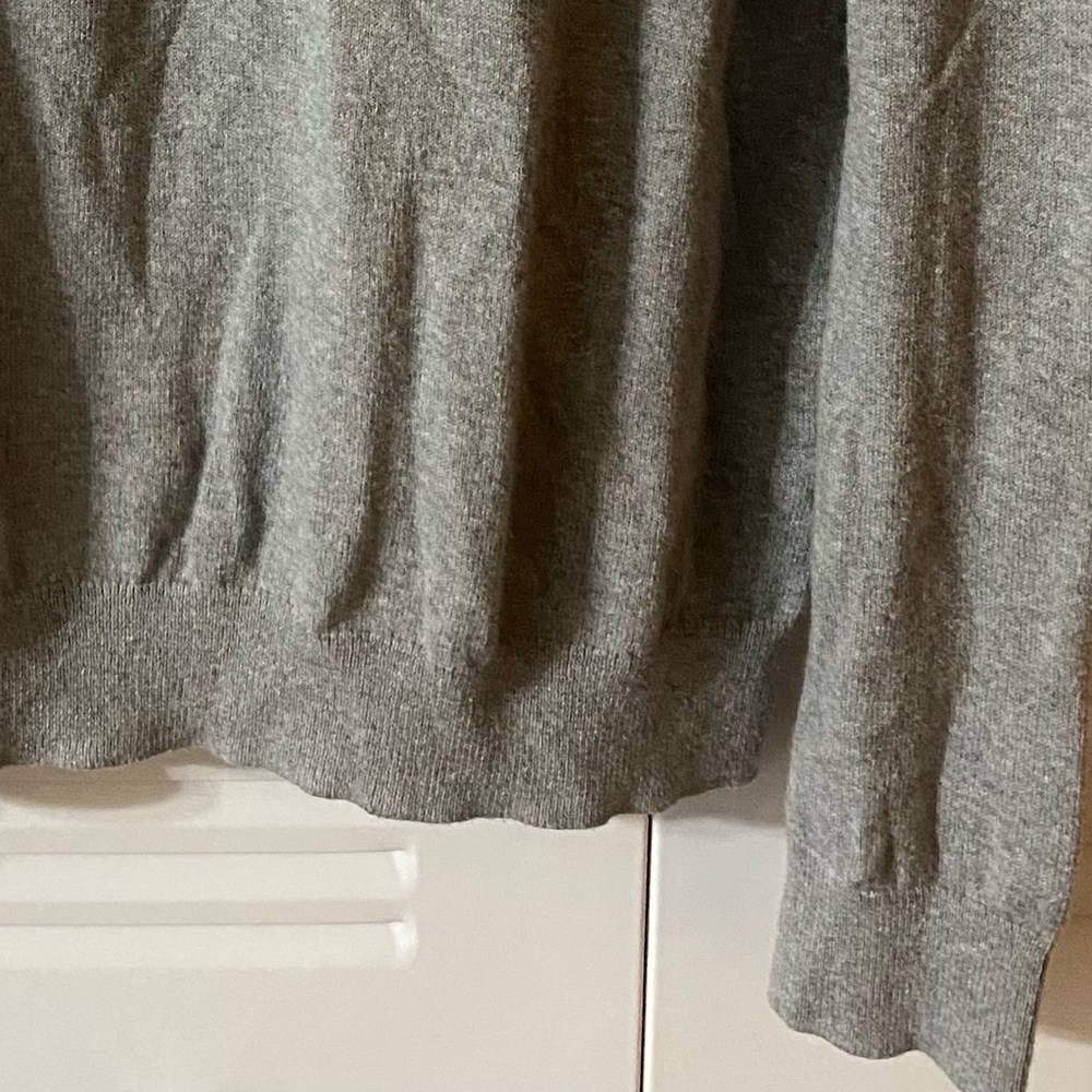 Nordstrom Sweater, Crew neck, Sz L, Neutral, Cotton, Cashmere, old money - Picture 7 of 12